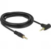 Cable de audio DeLOCK 83758 3m 3,5mm negro