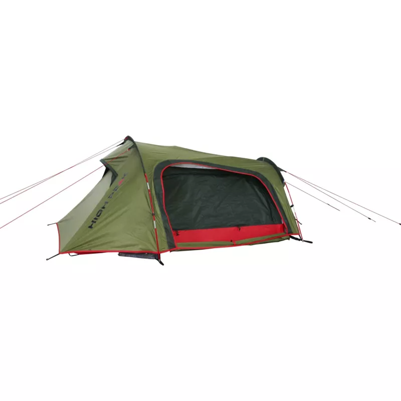 High Peak Sparrow LW tienda de campaña tipo cúpula 2 personas verde, rojo