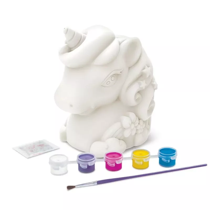 4M - Hucha unicornio con purpurina Kidzmaker