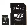 Tarjeta MicroSD Intenso 64GB MicroSDXC Class 10