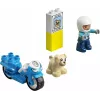 Set de moto de juguete LEGO Duplo Policía 10967 con ruedas móviles y figura de policía