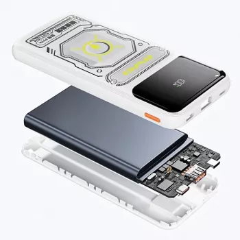 Batería externa 10000mAh 22,5 W P77K con cable integrado