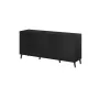 Cama Meble NOVA cómoda 155x40x72 cm, negro mate