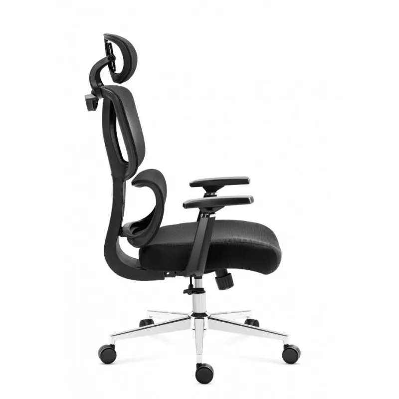 Silla de oficina mark adler Expert 4.6 negra giratoria MA-EXPERT 4.6 negra, acolchado negro, funciones ajustables