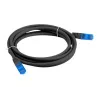 LANBERG Latiguillo S/FTP CAT.6A 2M Negro LSZH