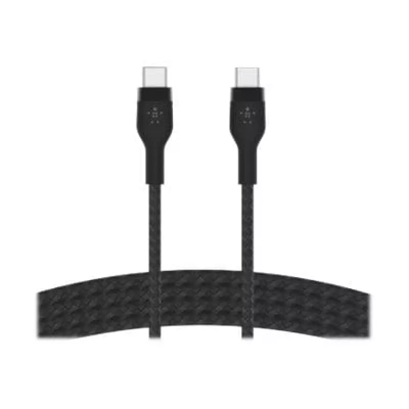 Belkin BOOSTCHARGE PRO Flex Cable USB 1 m USB 2.0 USB C negro (CAB011BT1MBK)