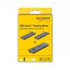 Docking station DeLOCK Dual USB Type-C con HDMI USB 3.2 SD PD 3.0