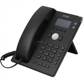 snom D120 - teléfono VoIP - conferencia triple - SIP - 2 cables - negro (4361)