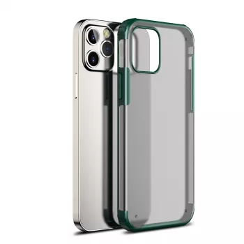 Funda protectora antigolpes Devia para iPhone 12 Pro Max, verde