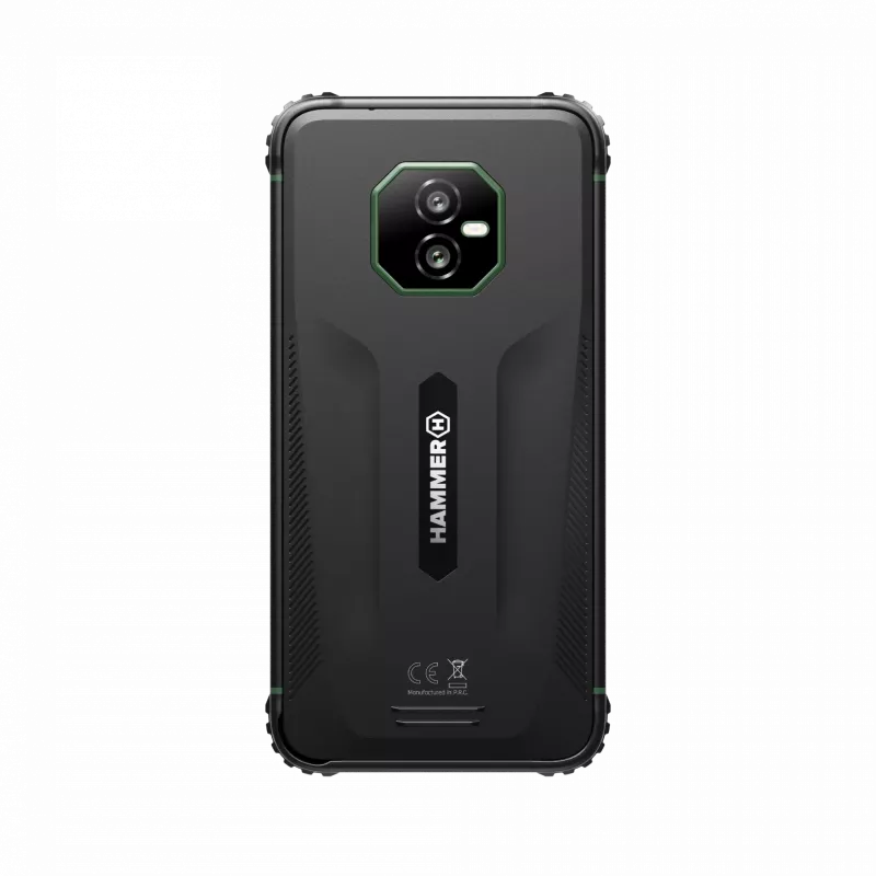 Hammer Ranger 4G smartphone, IPS de 6,1 pulgadas 720x1560, 6 GB de RAM, 256 GB, Android 15, Dual SIM, verde