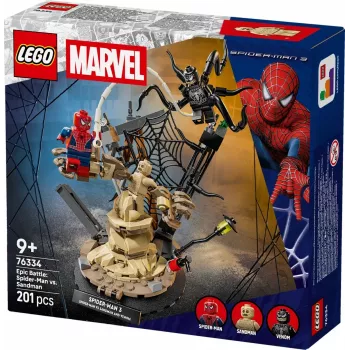 LEGO MARVEL 76334 Batalla épica: Spider-Man contra Sandman