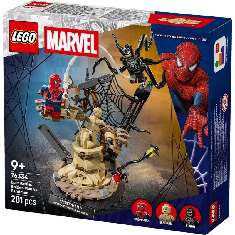 LEGO MARVEL 76334 Batalla épica: Spider-Man contra Sandman