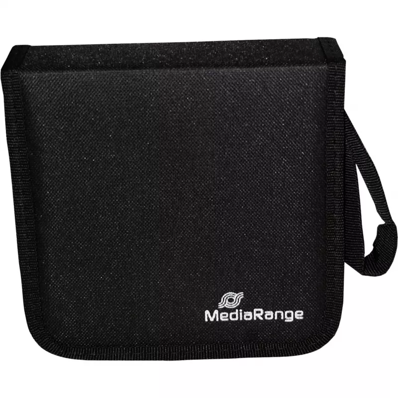 MediaRange BOX50 funda para 24 CD/DVD, negra
