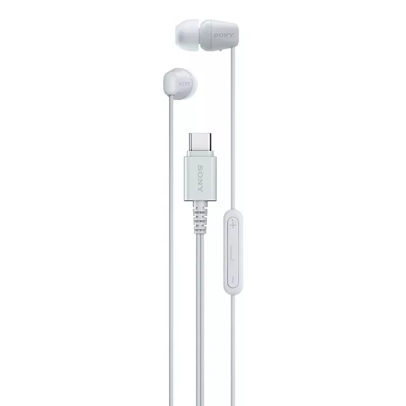 Sony IER-EX15C Auricular Cableado In-Ear Llamadas/Música USB Type-C Blanco