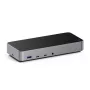 Dock con cable Satechi Triple 4K Display negro plateado 4K Ultra HD 60 Hz