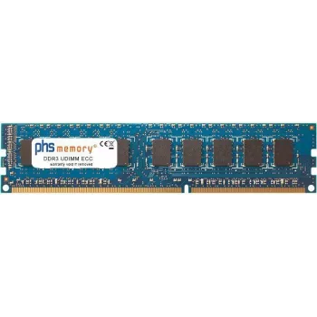 PHS-memory 8 GB memoria RAM para Lenovo ThinkServer RS140 (70F3) DDR3 UDIMM ECC 1600 MHz PC3-12800E (SP279658)