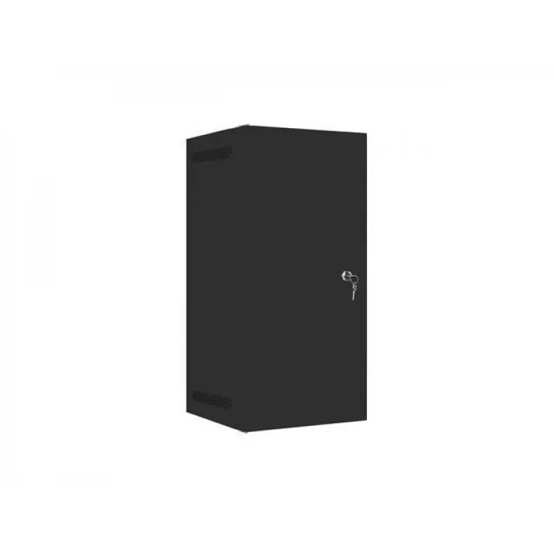 Lanberg WF10-2312-00B armario rack de pared de 10 pulgadas 12U, 280x310x603 mm, puerta metálica, IP20, carga máx. 20 kg, desmontado, negro