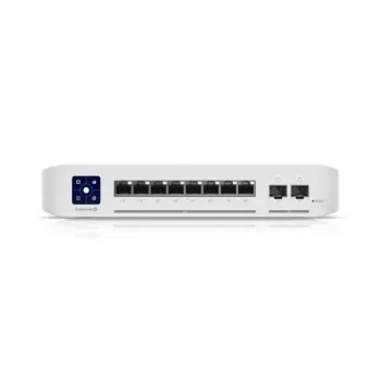 Ubiquiti UniFi Enterprise 8 PoE Gestionado L3 2.5G Ethernet (100/1000/2500) Power over Ethernet (PoE) acero inoxidable