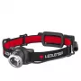 Linterna frontal Ledlenser H8R negra, roja LED