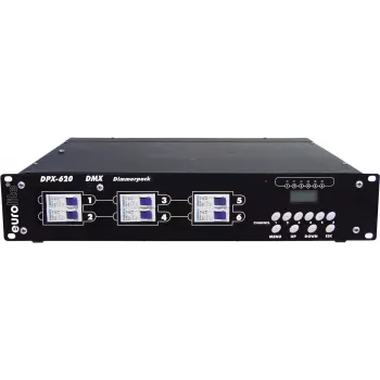 Regulador de luz EUROLITE DPX-620 6 canales 230V