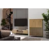 Vitrina KAMARO 4DK estrecha/GŁ roble ARTISAN