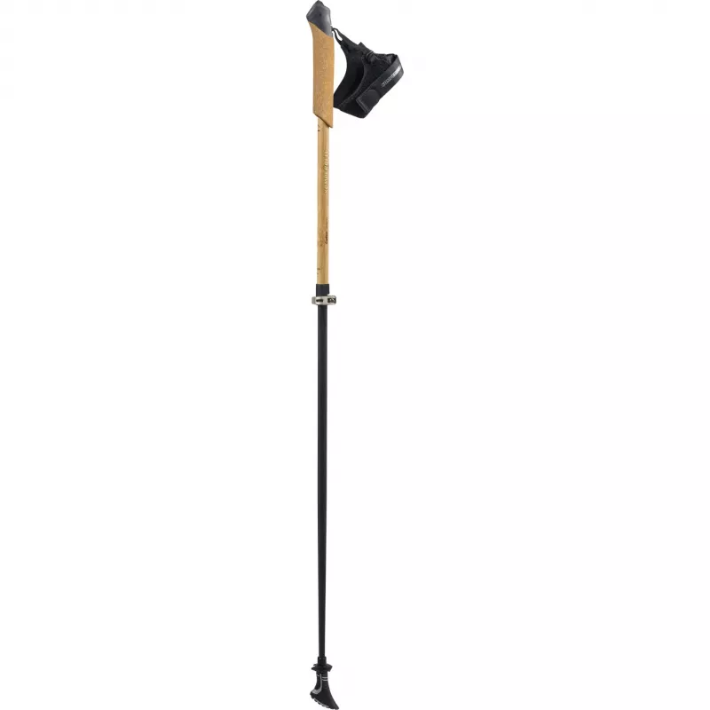 Bastones de marcha Bayamo Carbon Vario (negro/marrón claro, 1 par, 105-125 cm)