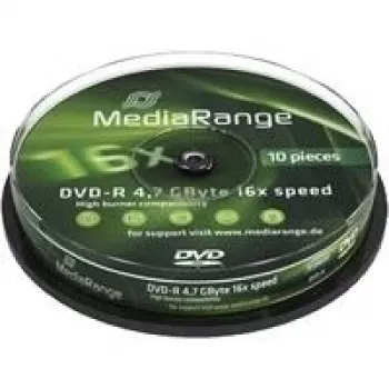 DVD-R MediaRange MR452 4,7 GB 10 uds.