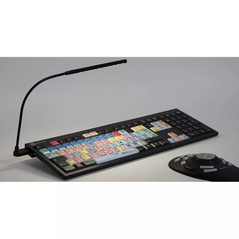 Teclado Logickeyboard Adobe Premiere Pro CC QWERTZ alemán multicolor