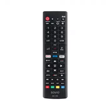 Mando a distancia IR inalámbrico Savio RC-05 negro