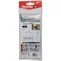fischer 520115 - Set de tornillos y tacos - Hormigón celular autoclavado - Hormigón - Mampostería - Ladrillo - Plástico - M6 - 1 cm - 24 cm