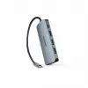 Dicota USB-C 8-in-1 Multi Hub 4K PD 100W plateado