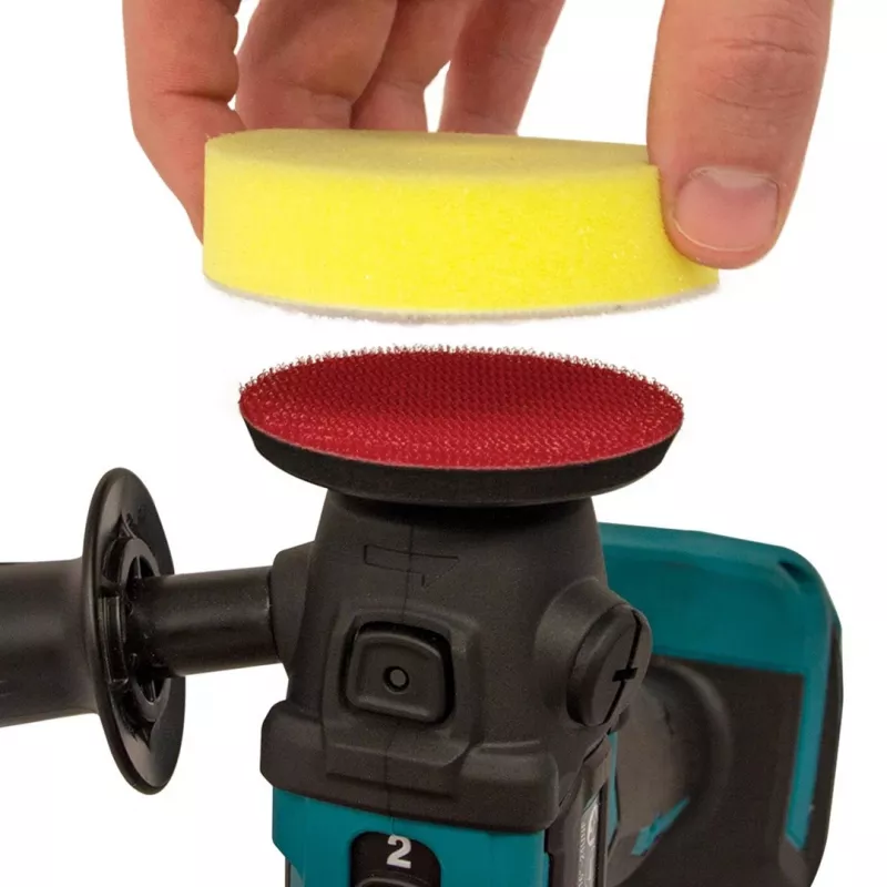 Lijadora orbital portátil Makita PV301DZ 9500 rpm negra, verde