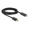 Cable Delock DisplayPort 1.1 conector macho > conector macho High Speed HDMI-A pasivo 3 m negro (82435)
