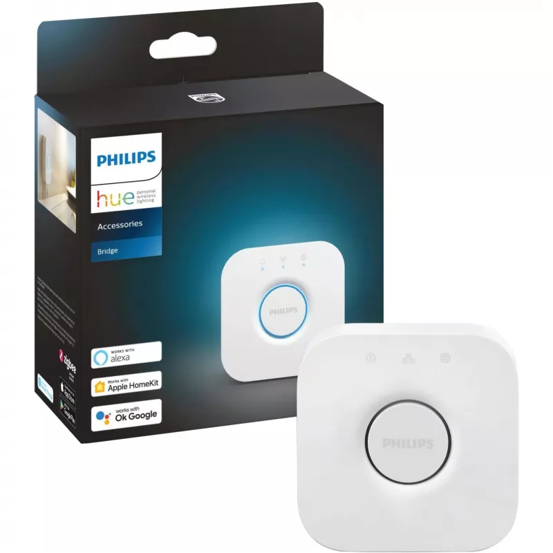 Pack doble de lámparas LED GU10 con Hue Bridge – Philips Hue White Ambiance, sustituye 35W