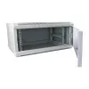 Armario rack de pared ALLNET ALL-SMC6604GRAU 4U, gris, capacidad de carga 50 kg, cerradura con llave