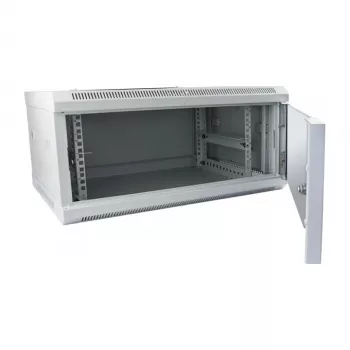Armario rack de pared ALLNET ALL-SMC6604GRAU 4U, gris, capacidad de carga 50 kg, cerradura con llave