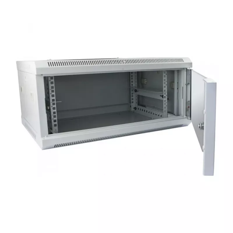 Armario rack de pared ALLNET ALL-SMC6604GRAU 4U, gris, capacidad de carga 50 kg, cerradura con llave