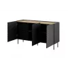 Cómoda 3D2SZ ONDA 150x45x85 negro