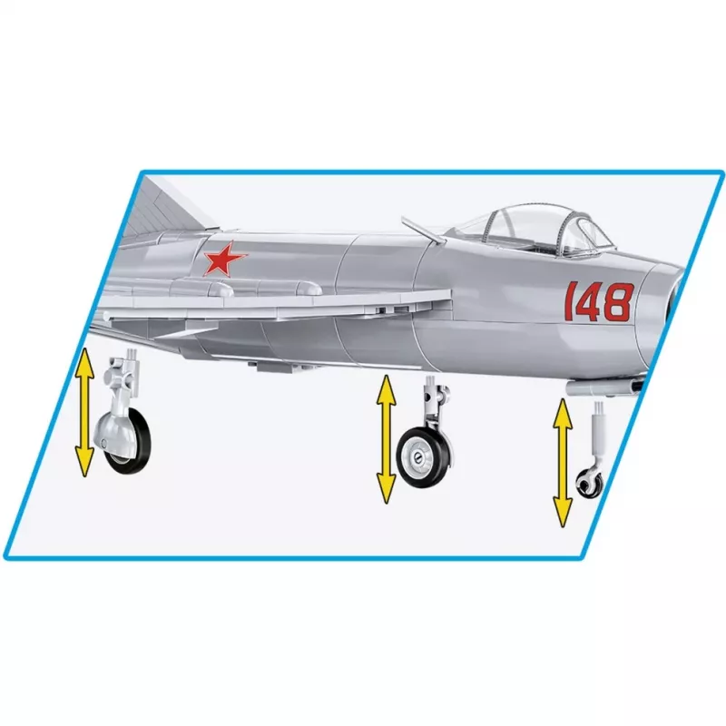 COBI Historical Collection Guerra de Corea MIG-15 código OTAN Fagot avión soviético