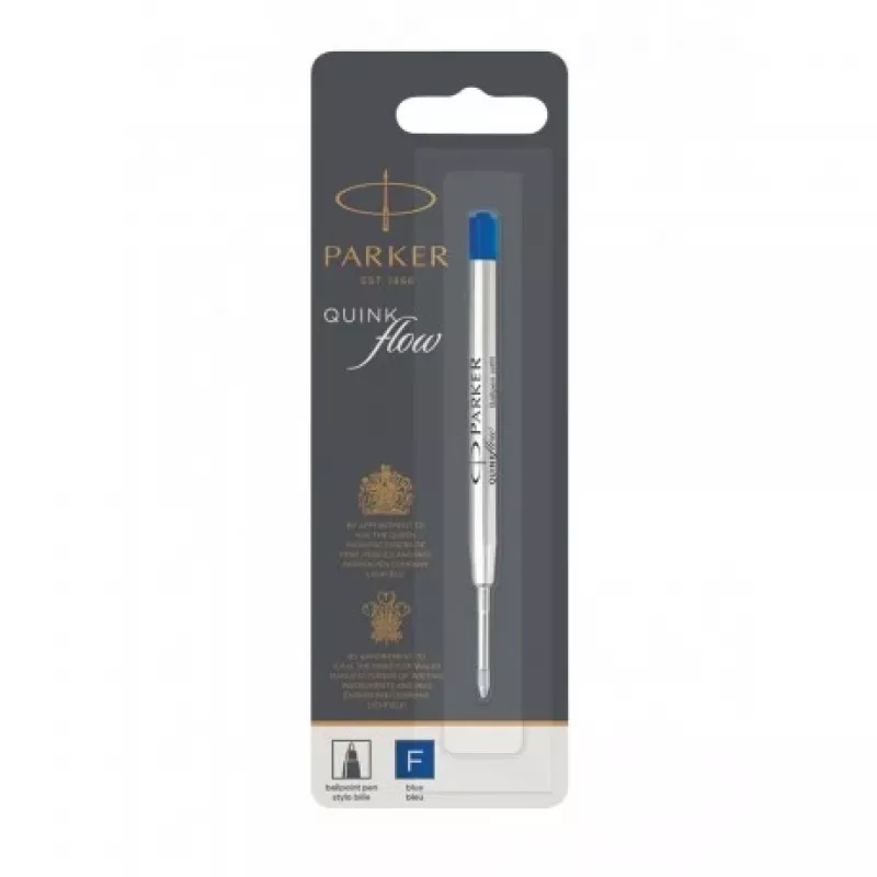 Recambio Parker Quinkflow F azul bolígrafo (blíster)