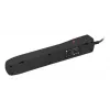 Protector de sobretensión NATEC NSP-1713 negro 5 tomas de CA 1,5 m
