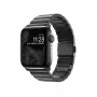 Correa para reloj Nomad de acero inoxidable negro grafito V2 para 42/44/45/49 mm