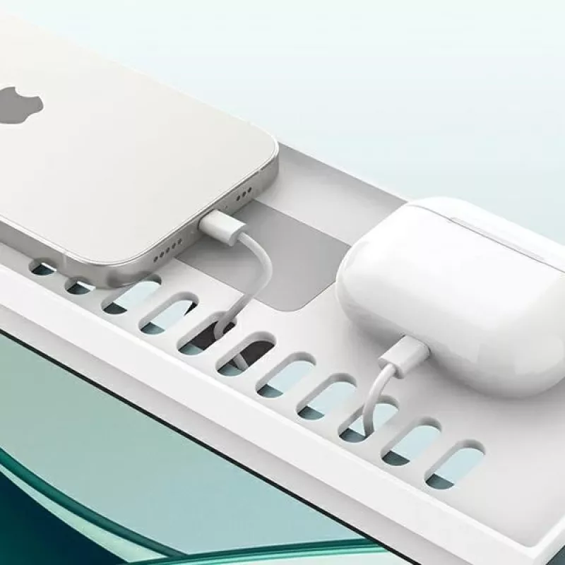 Soporte de almacenamiento para iMac 312 blanco