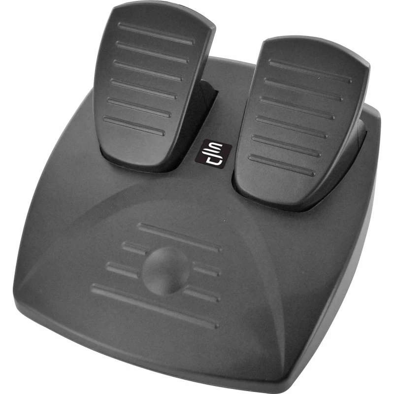 Volante + pedales gaming Subsonic SA5596-NG negro USB 270°