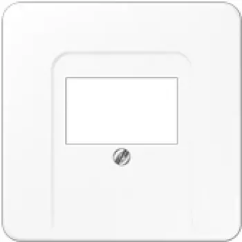 JUNG CD 569 T WW cubierta para tomas de telecomunicaciones TAE, blanco alpino