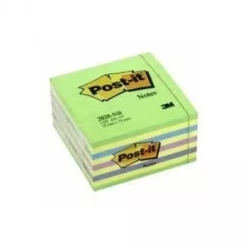 Cubo de notas 3M Post-it 2028NB bloc de notas verde