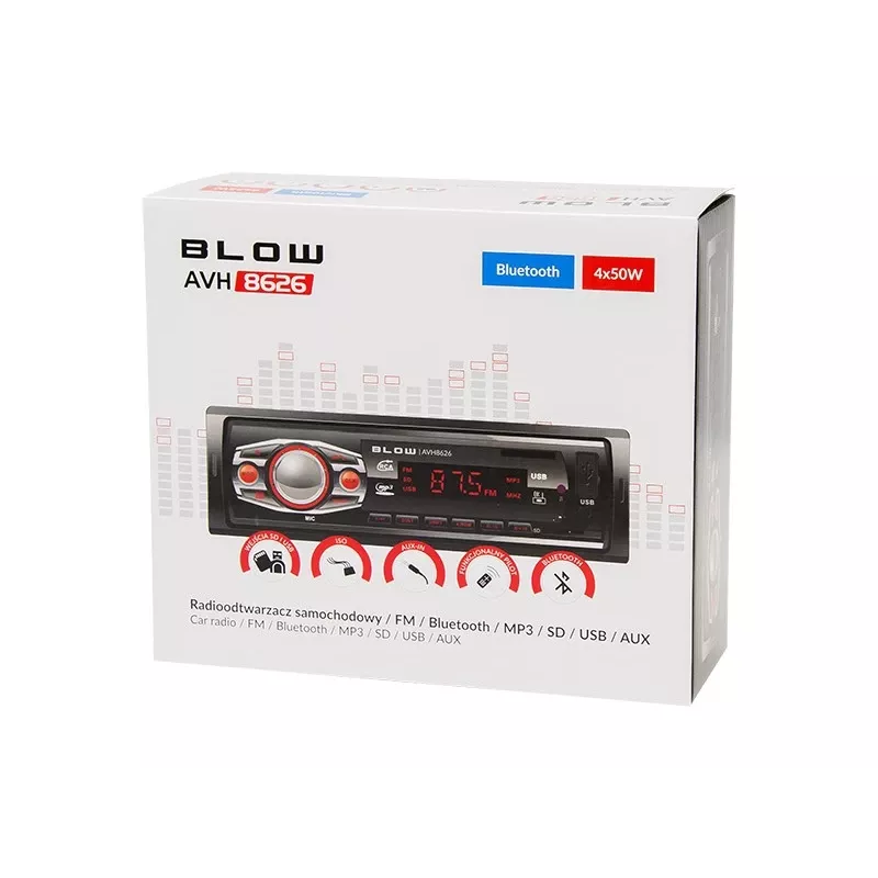 Autorradio AVH-8626 MP3/USB/SD/MMC/BT