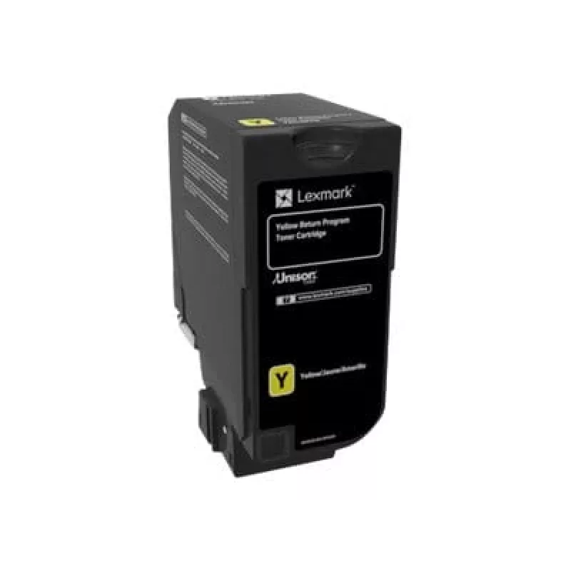 Lexmark 74C20Y0 cartucho de tóner, amarillo, 3000 páginas