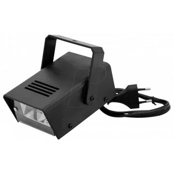 Luz estroboscópica de discoteca Eurolite 52200611 negra 230V 300g