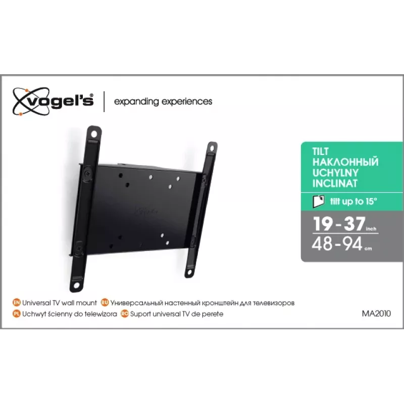 Soporte de pared Vogel's MA2010-A1 Tilt para TVs de 26–40 pulgadas, peso máx. 30 kg, negro